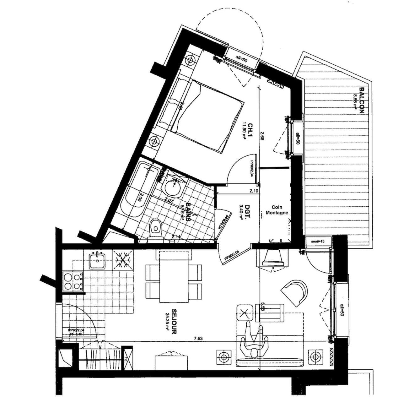 Arc 1950 - Appartement 2 Chambres - Ski-In & Out - Grande Terrasse Ensoleillee Les Arcs  Bagian luar foto